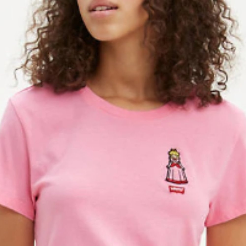 Levi's® x Super Mario Princess T Shirt EMBROIDERED - Picture 7 of 7